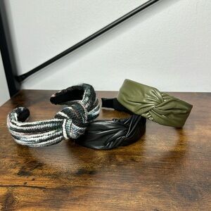 Bundle of THREE Wide Headbands